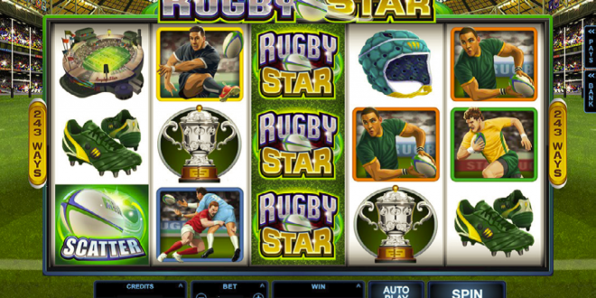 Try and Convert your Spin to a Jackpot Win On The New Rugby Star Slot