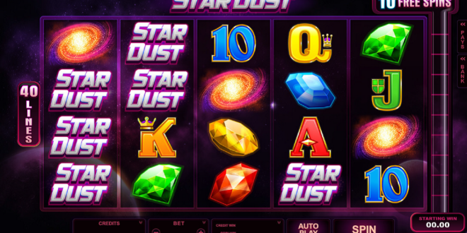 Try the new StarDust Slot From Microgaming for a Galaxy that keeps on giving